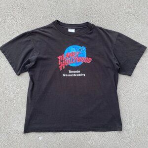 Vintage 90s Planet Hollywood Toronto fader distressed t-shirt
